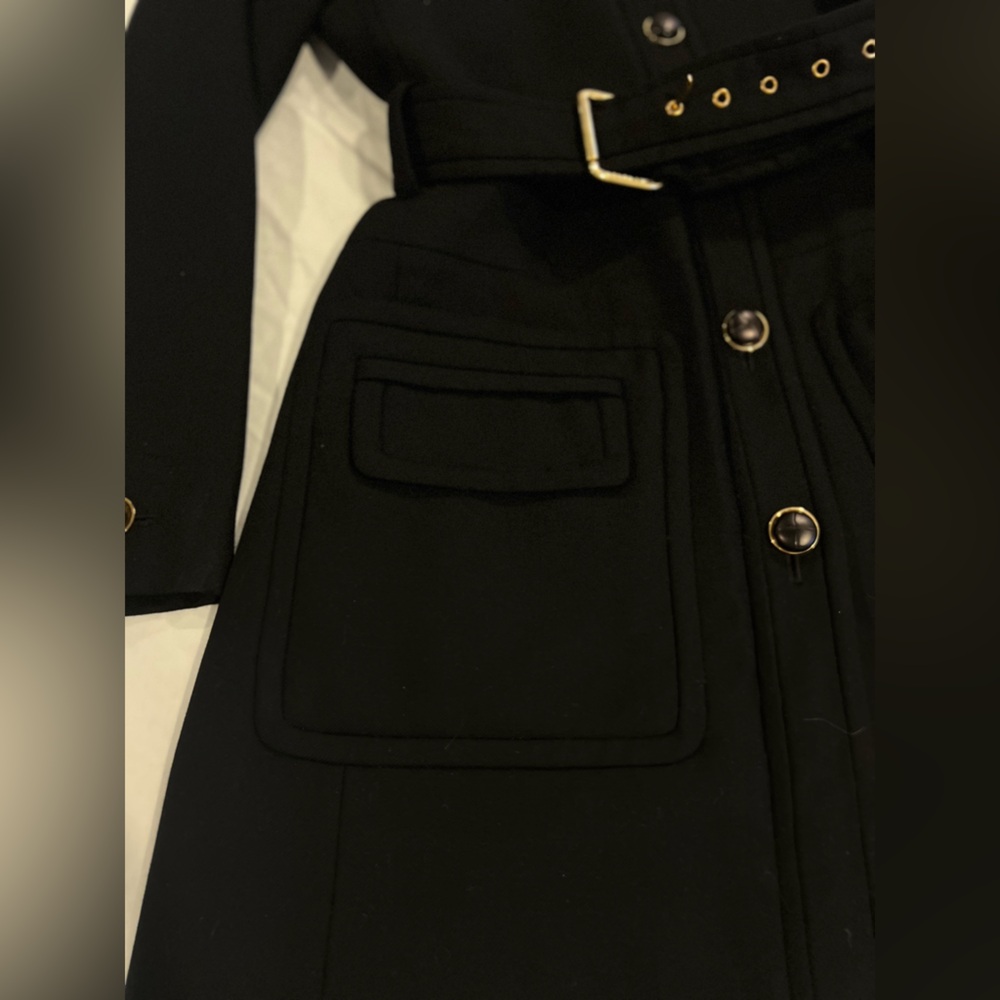 Y2K Tory BURCH Wool Pea Coat good overall condition show a little wear. - Picture 14 of 16